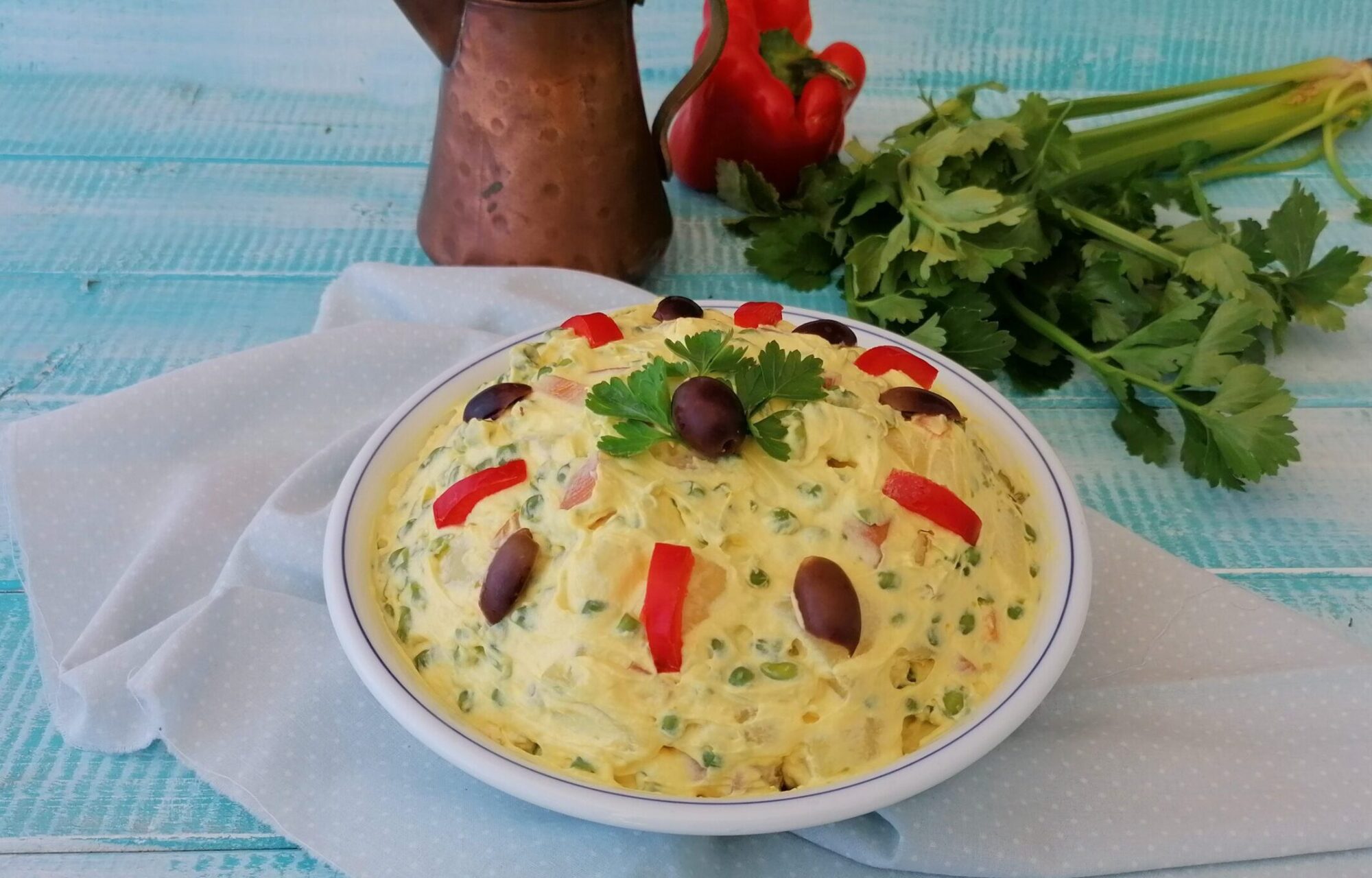 FAUSSE SALADE RUSSE SANS MAYONNAISE FRAÎCHE LÉGÈRE