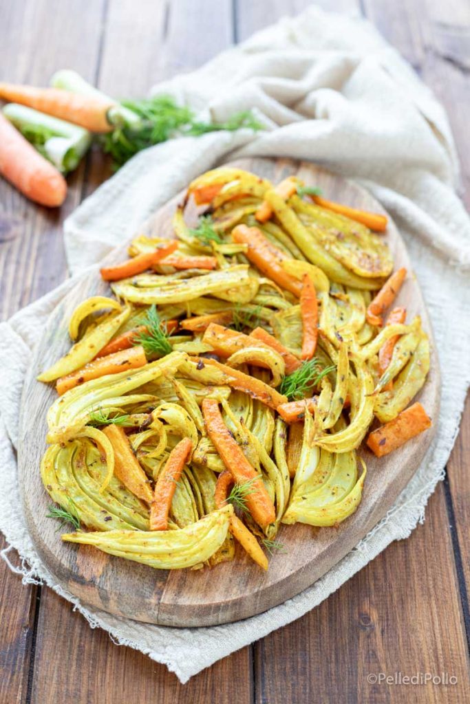 fenouils et carottes au curry