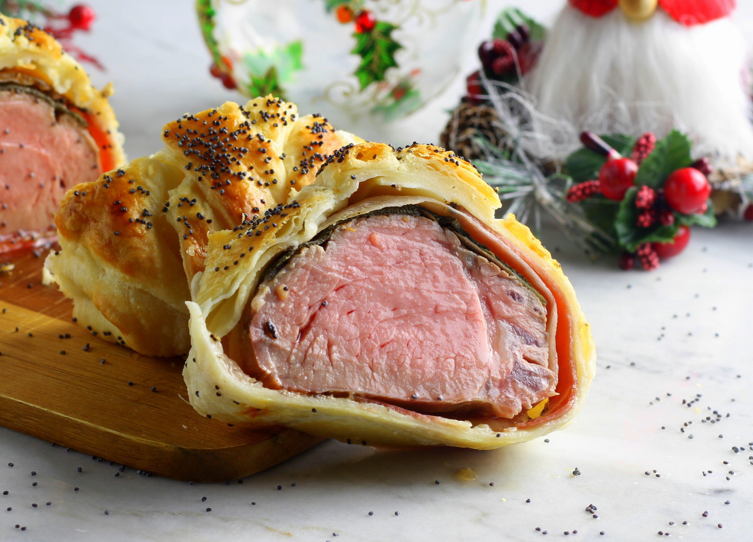 Filet de veau en croûte de pâte feuilletée