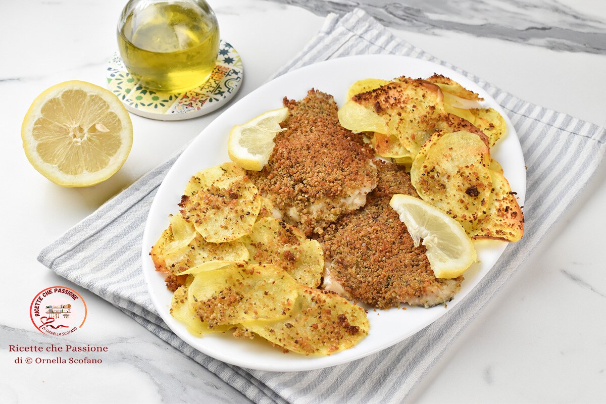 Filets de dorade gratinés avec pommes de terre