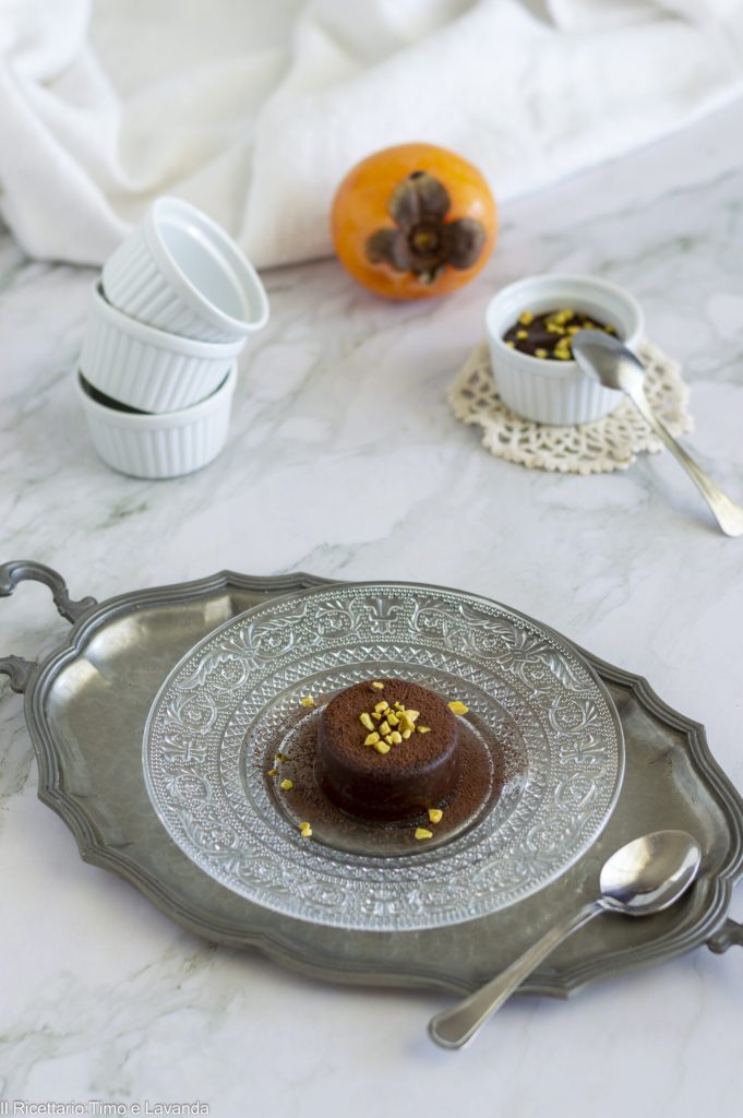 flan protéiné aux kakis