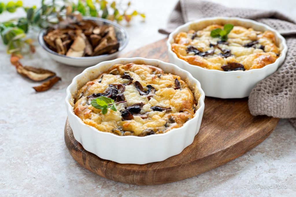 flans aux champignons