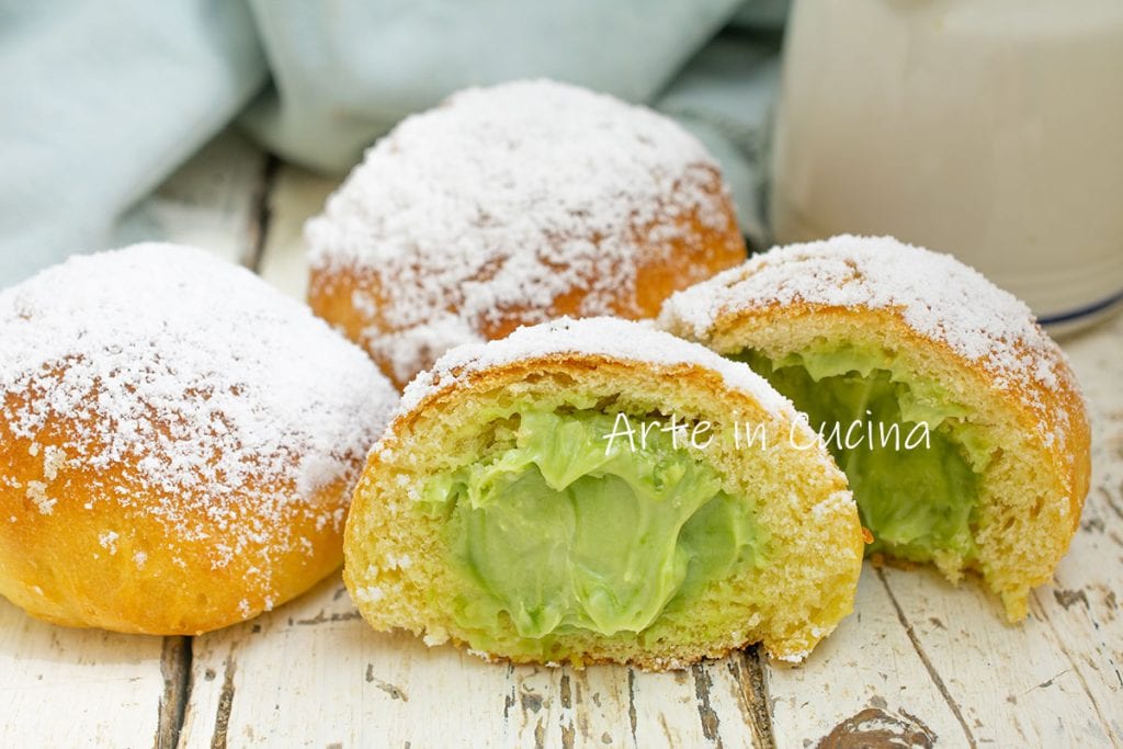 FLOCONS de NEIGE napolitains à la pistache