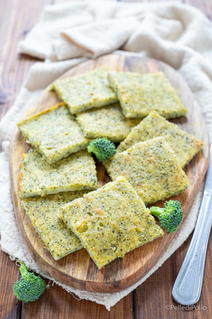 focaccia avec brocolis sans levure