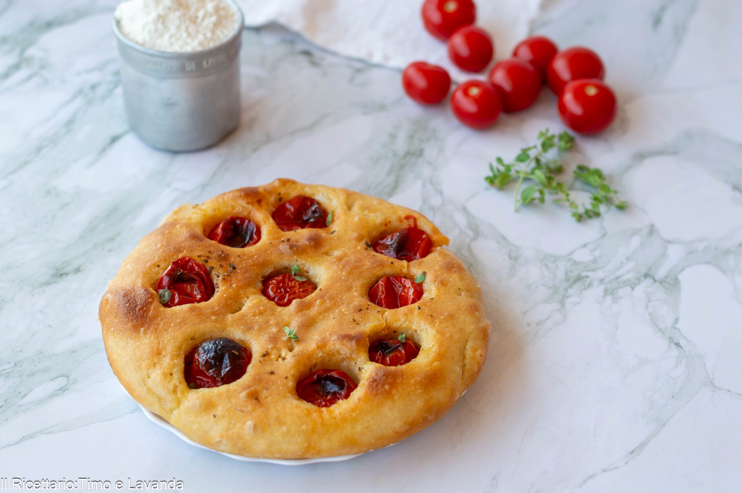 Focaccia aux pommes de terre sans gluten