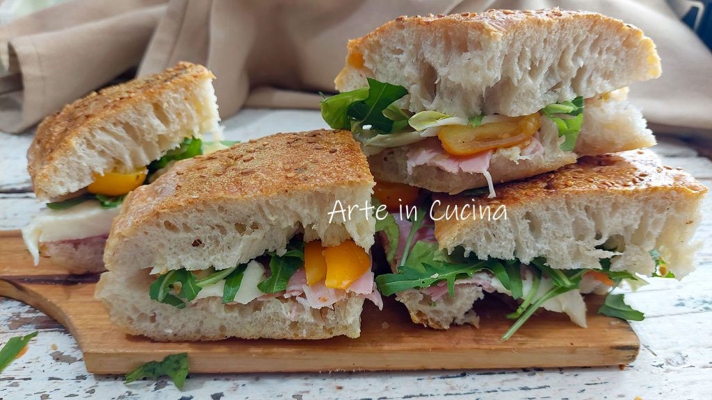 FOCACCIA TRAMEZZINO très moelleuse