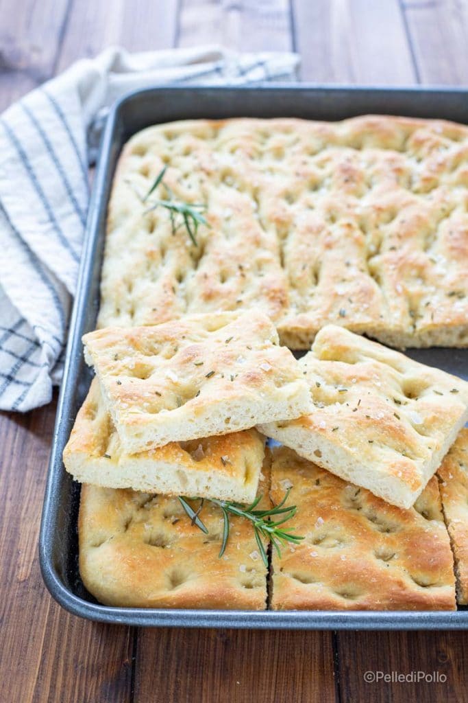 focaccia moelleuse aux pommes de terre