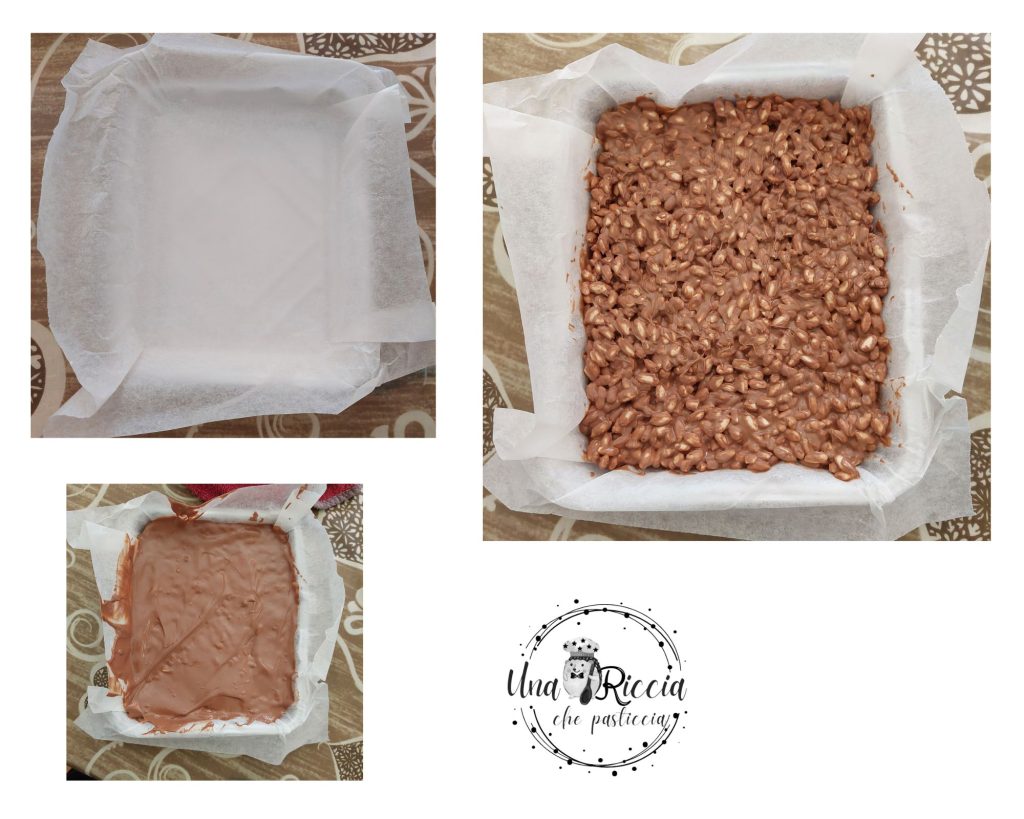 forme barres riz soufflé chocolat