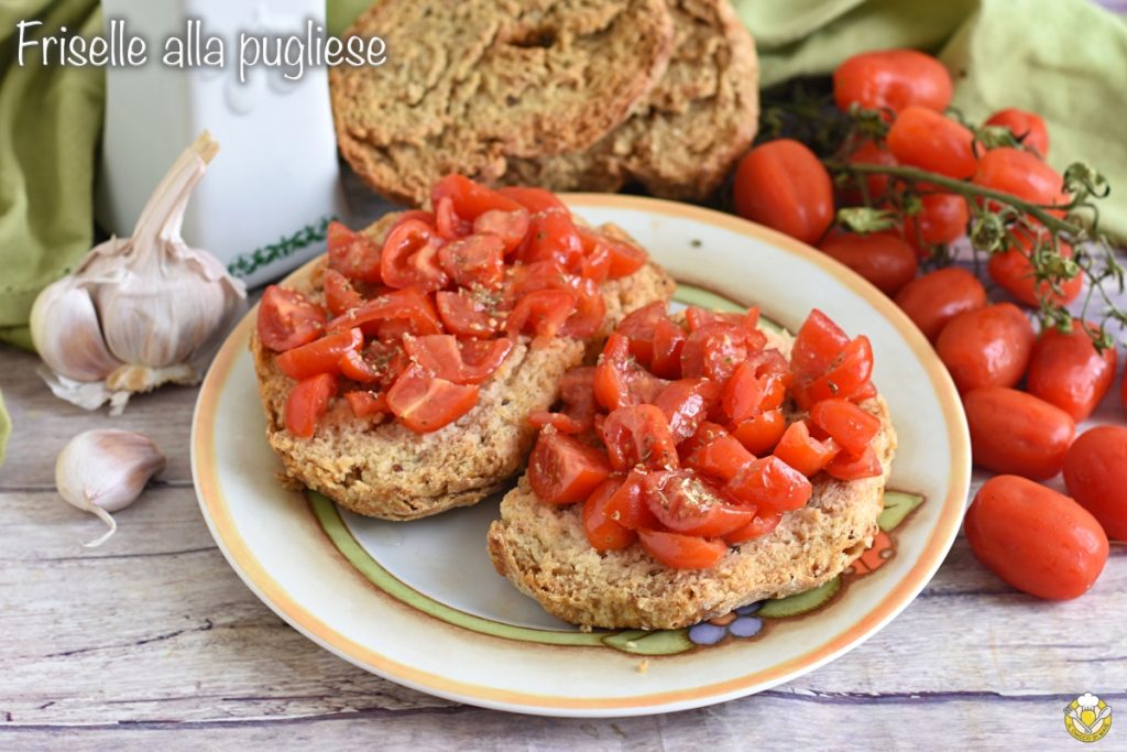 friselle à la pugliese recette originale avec assaisonnement classique combien tremper les frises le grain de maïs