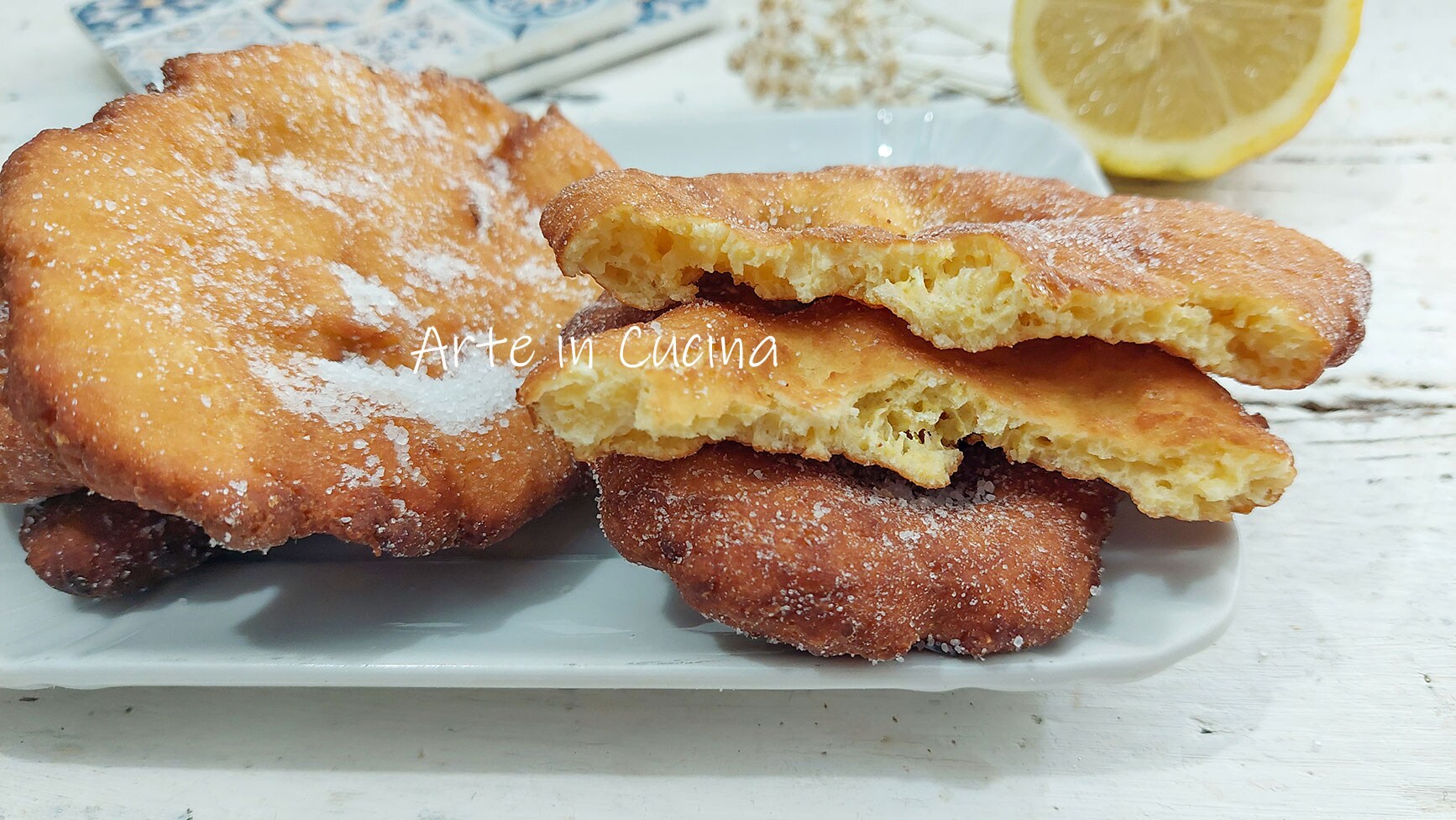 GALETTES au CITRON beignets rapides