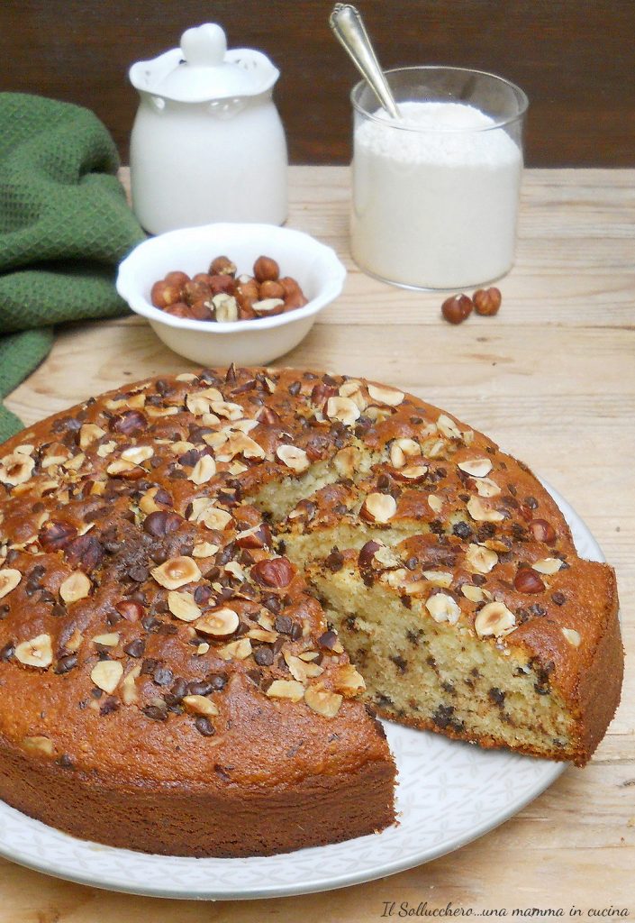 gâteau 5 minutes noisettes et chocolat vert