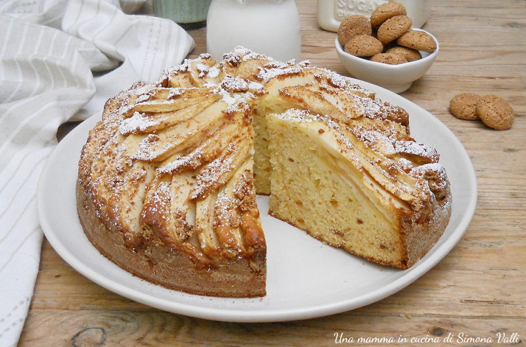 gâteau 5 minutes pommes ricotta et amaretti