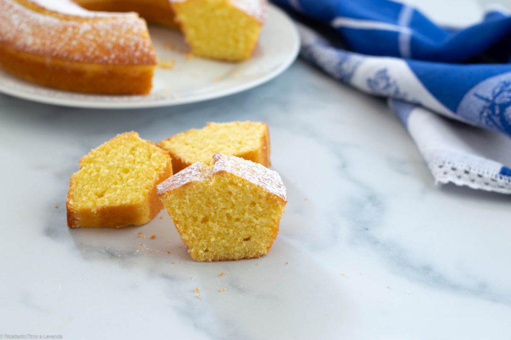 gâteau à la ricotta avec farine de riz