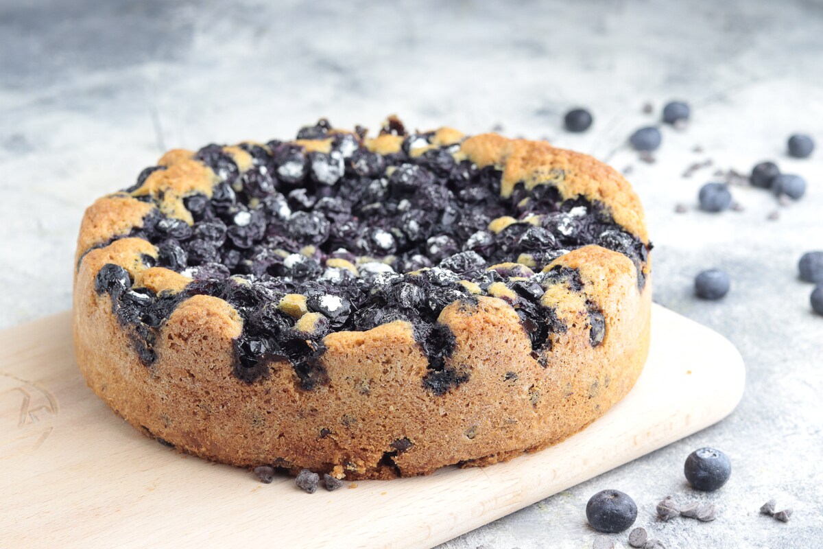 Recette gâteau myrtilles et pépites de chocolat