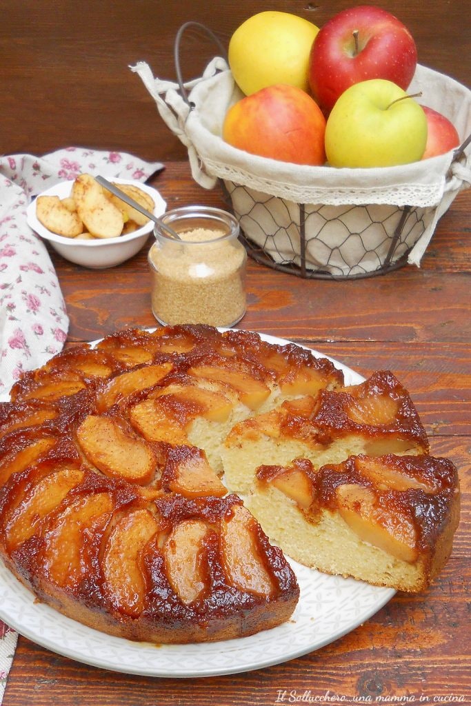 gâteau aux pommes caramélisées oriz