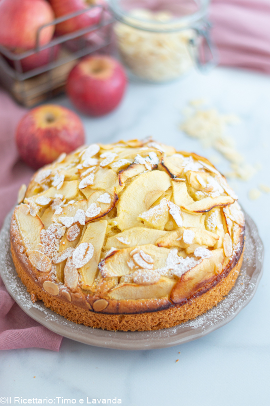 Gâteau aux pommes et aux amandes