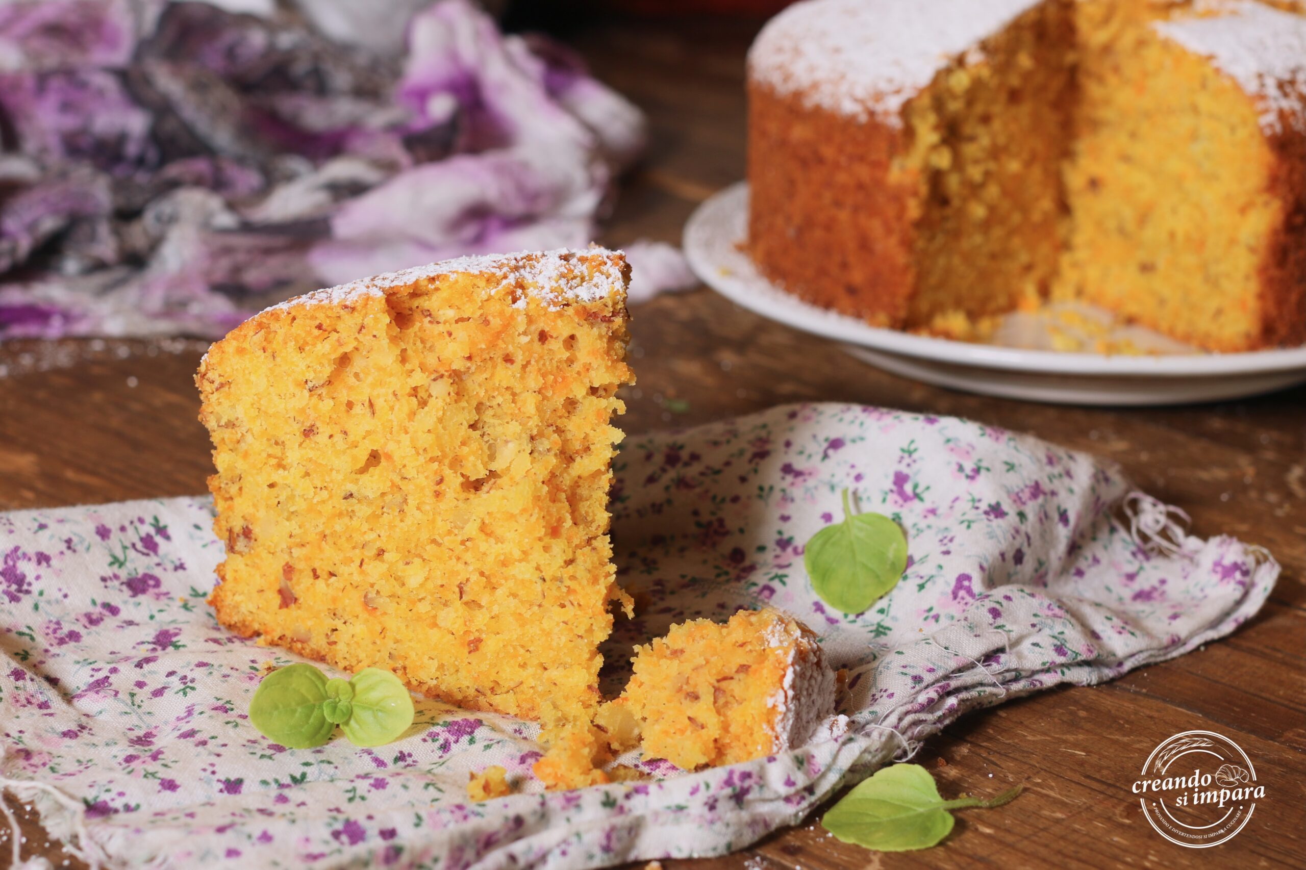 Gâteau aux carottes et aux amandes