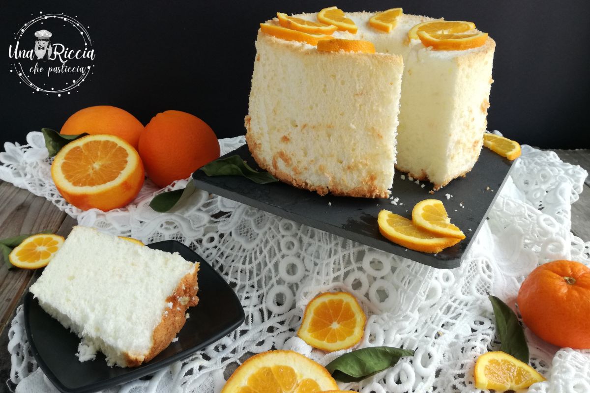 Gâteau des anges à l’orange