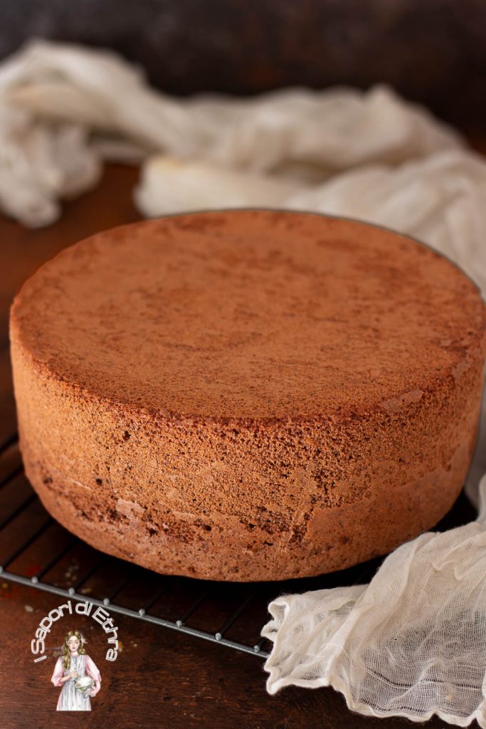 Gâteau éponge au cacao haut et parfait