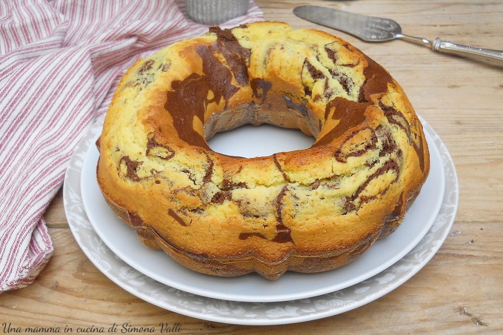 gâteau marbré bicolore à la noix de coco oriz