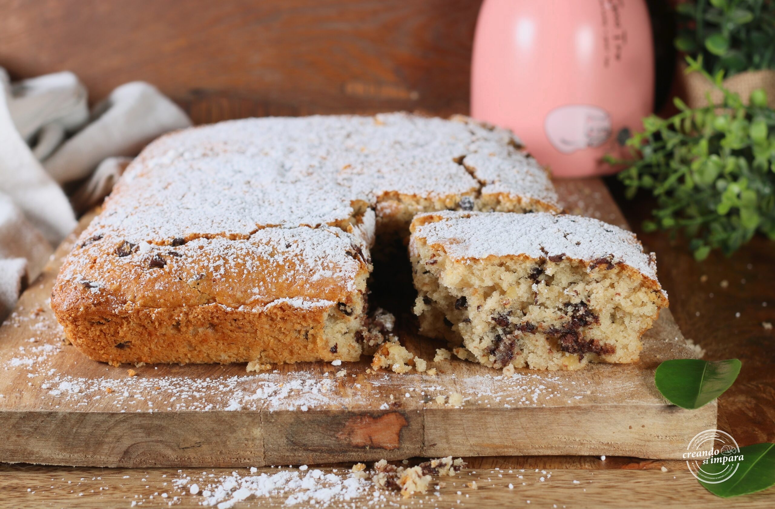 Gâteau aux noisettes et chocolat