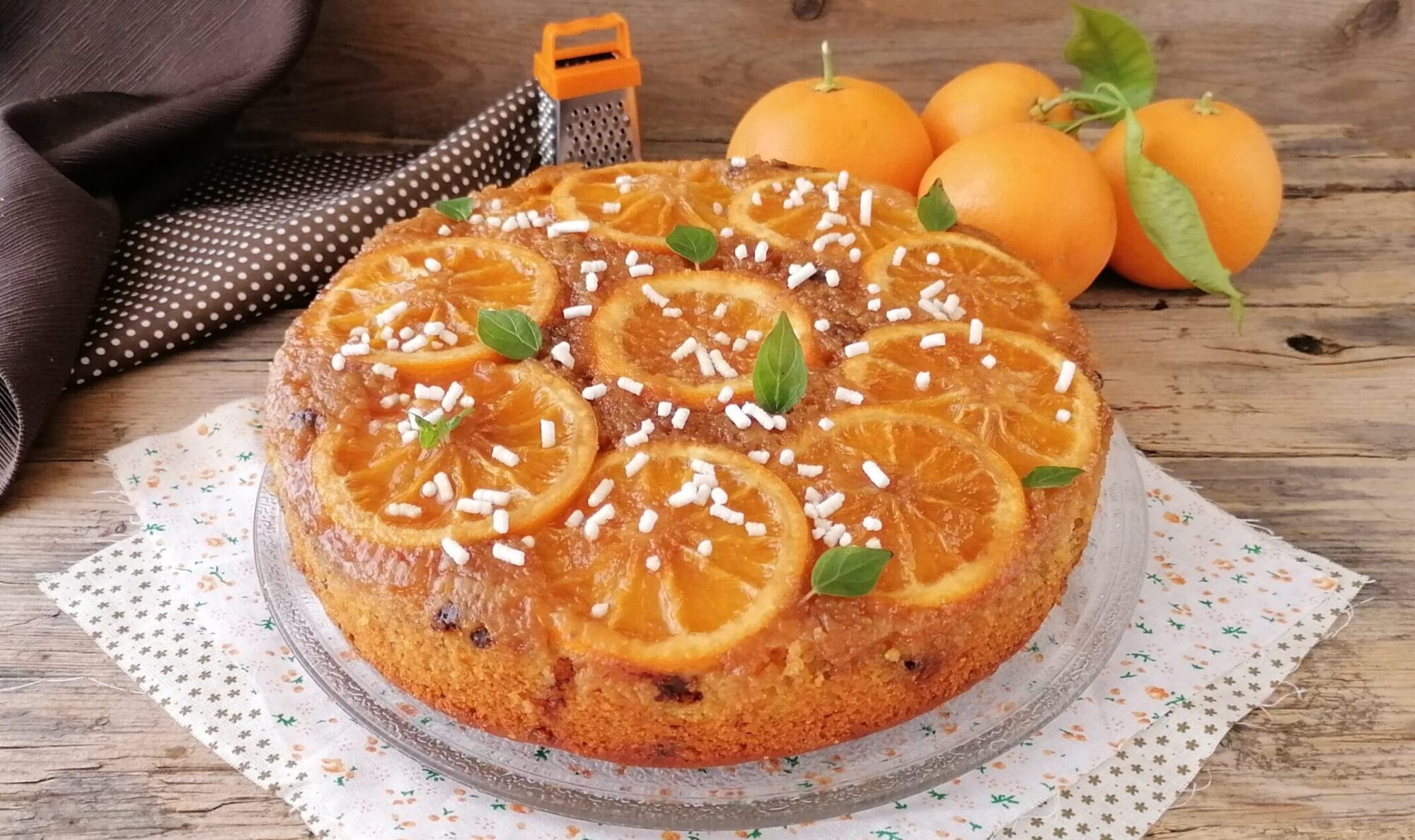 GÂTEAU RENVERSÉ À L’ORANGE GOURMAND ET FACILE