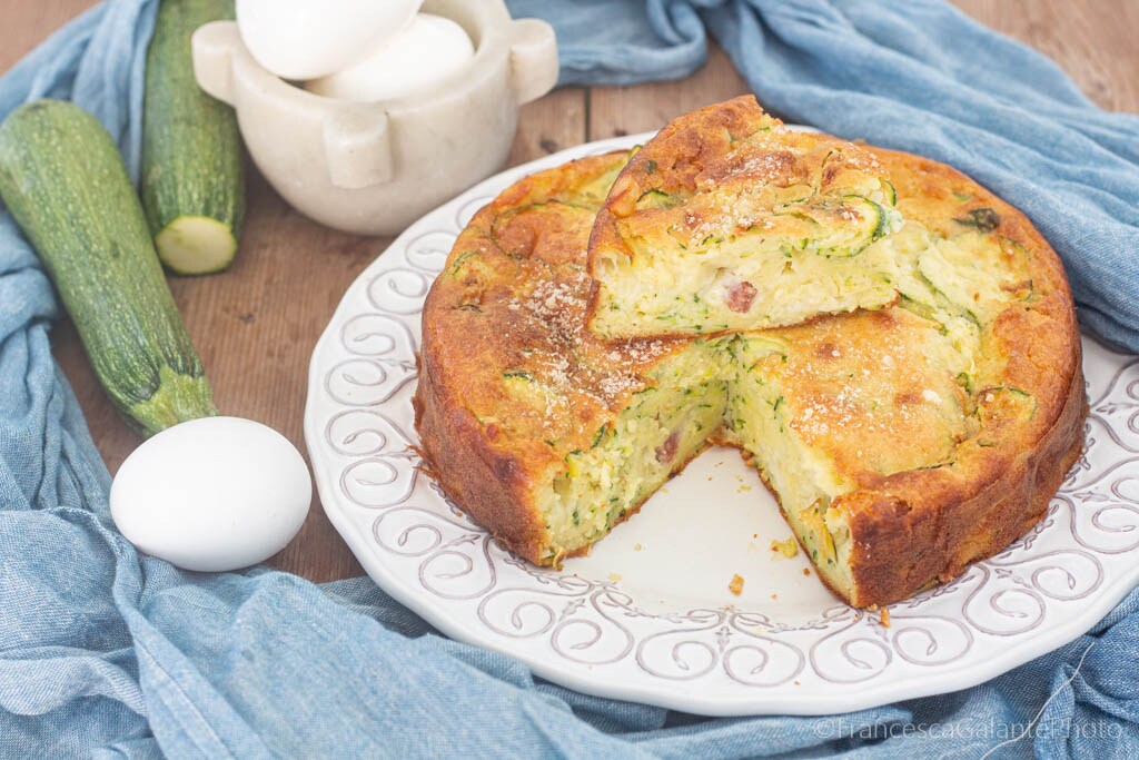 Gâteau salé aux courgettes très moelleux