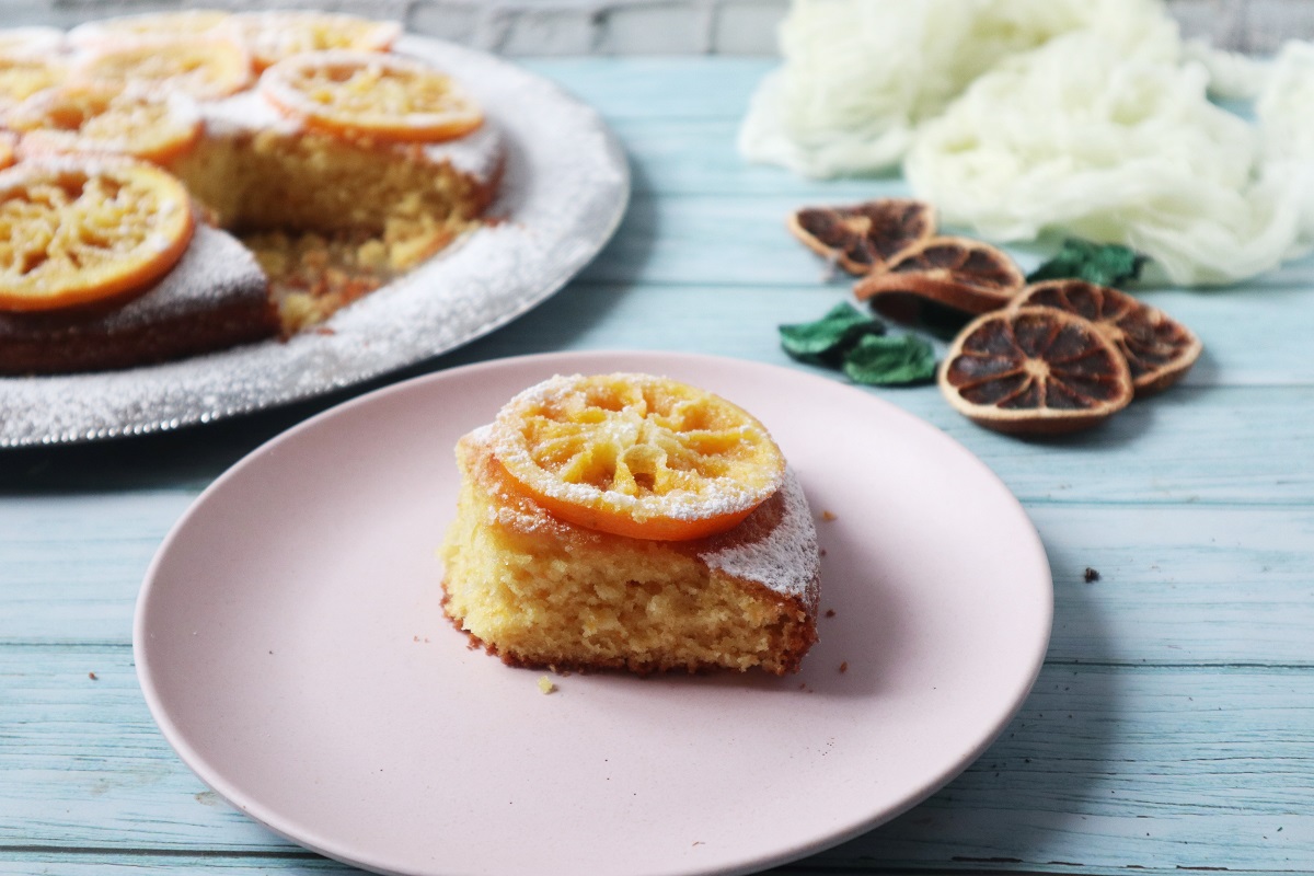 Gâteau aux oranges caramélisées