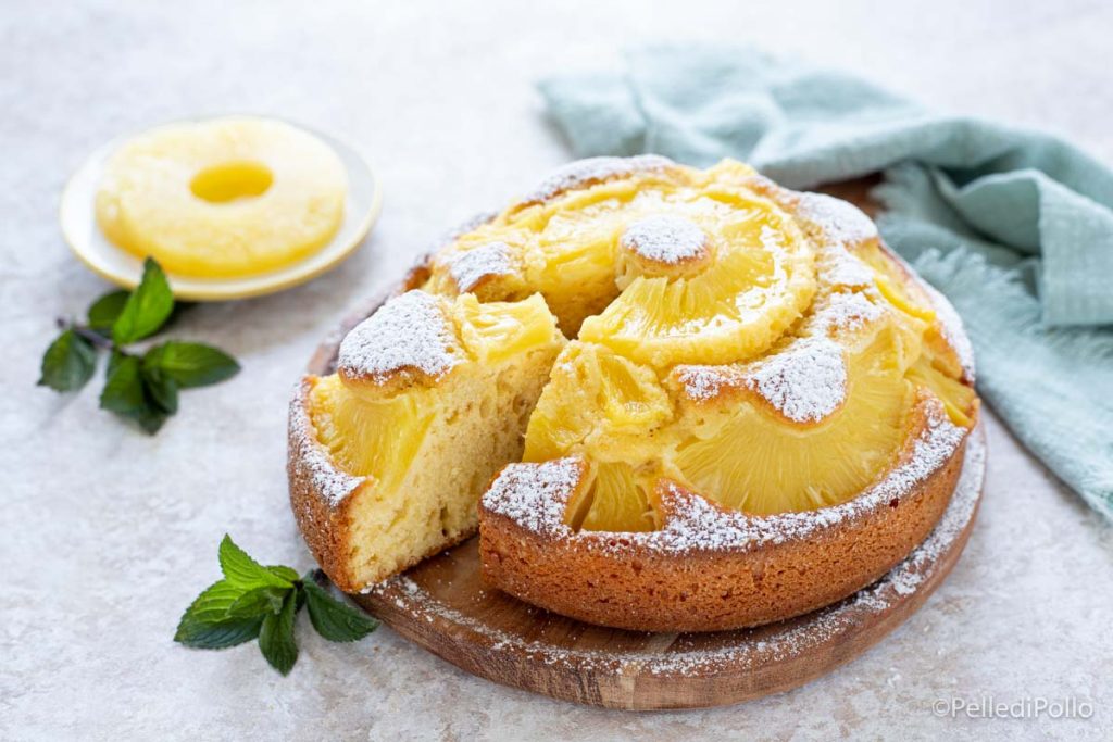 gâteau à l'ananas et au yaourt