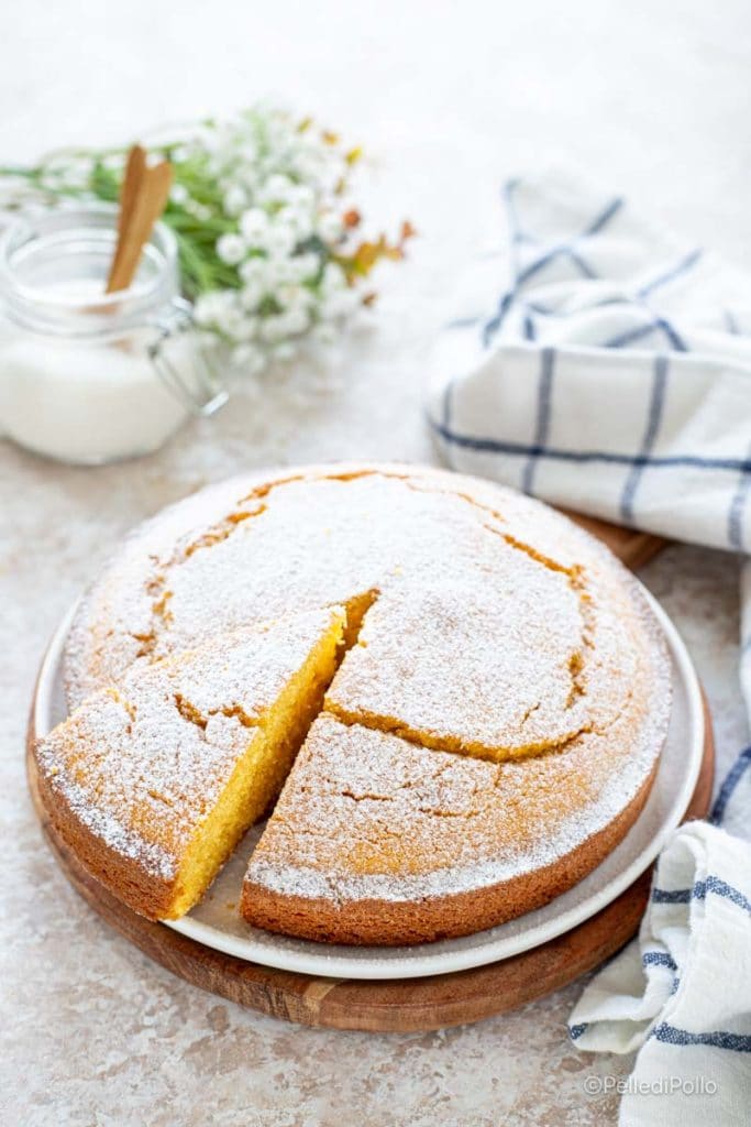 gâteau avec farine de maïs