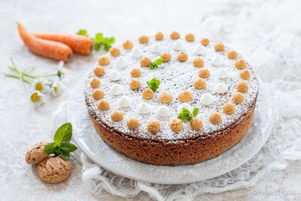 gâteau aux carottes et amaretti