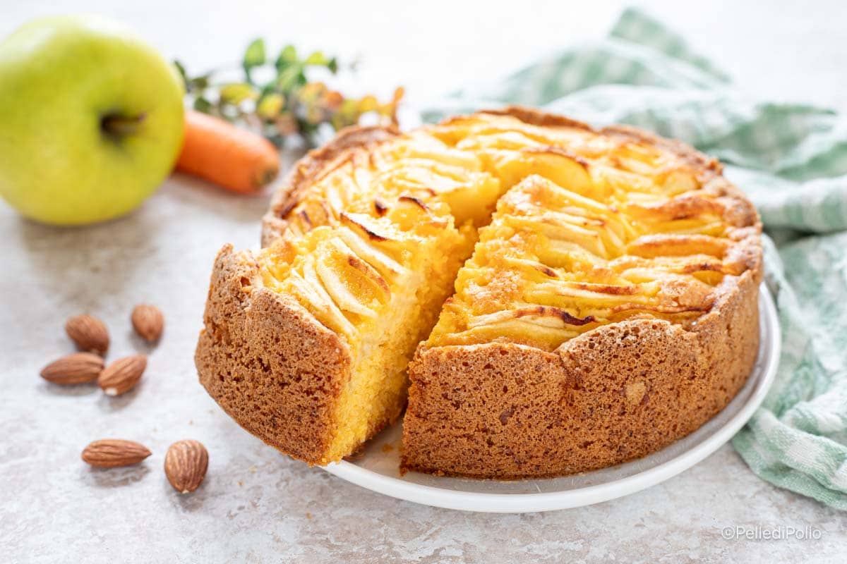 Gâteau aux carottes et pommes