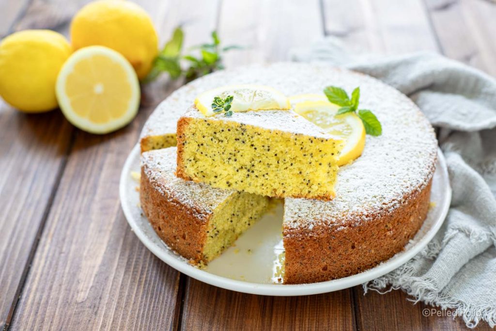 gâteau au citron et aux graines de pavot
