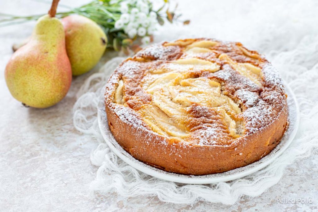 gâteau aux poires crémeux