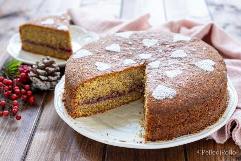 gâteau de sarrasin avec confiture