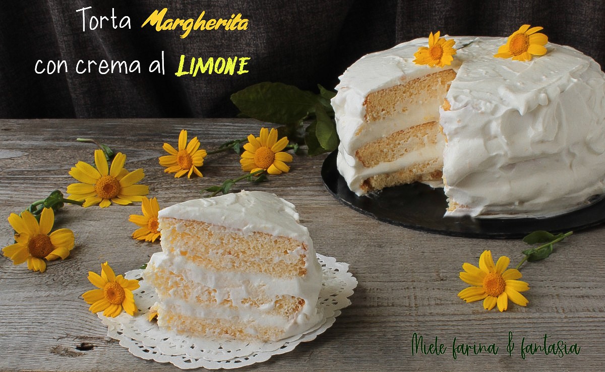 Gâteau Margherita avec crème au citron