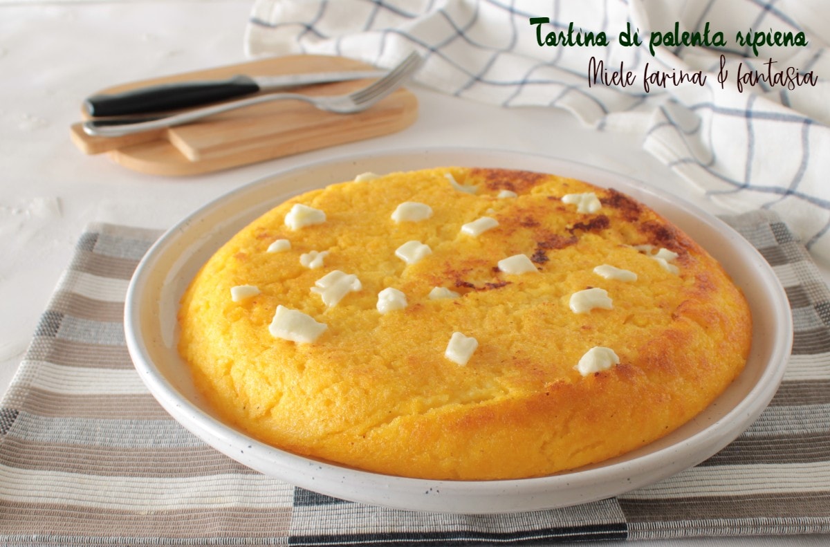Gâteau de polenta farci