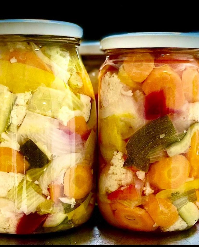 La jardinière de légumes au vinaigre