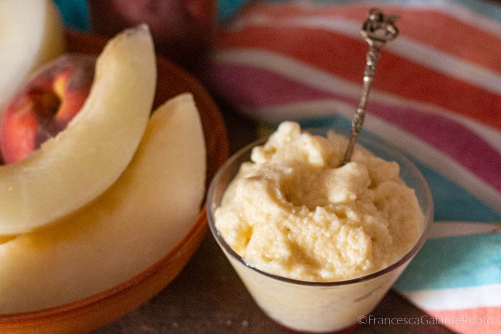 Glace aux fruits mélangés sans sorbetière