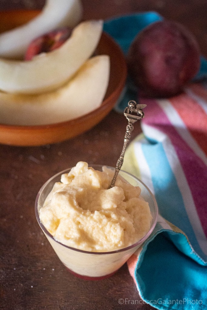 Glace aux fruits mélangés sans sorbetière