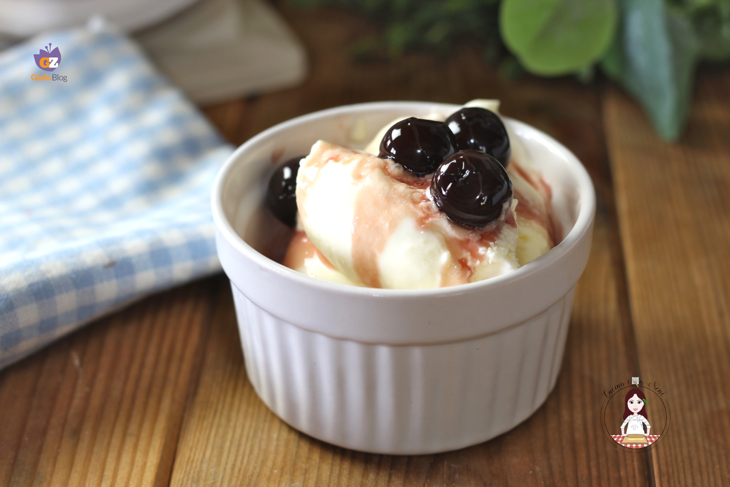 Glace à l’amarena