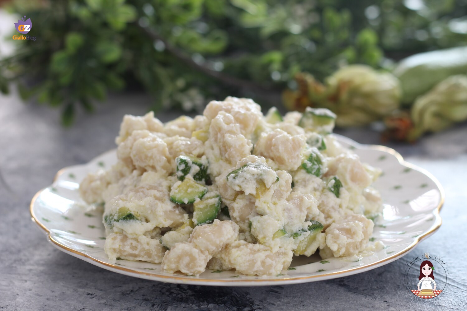 Gnocchi courgettes et ricotta