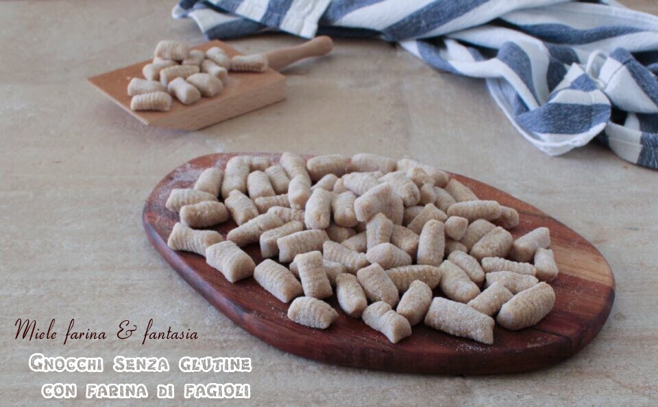Gnocchis sans gluten avec farine de haricots