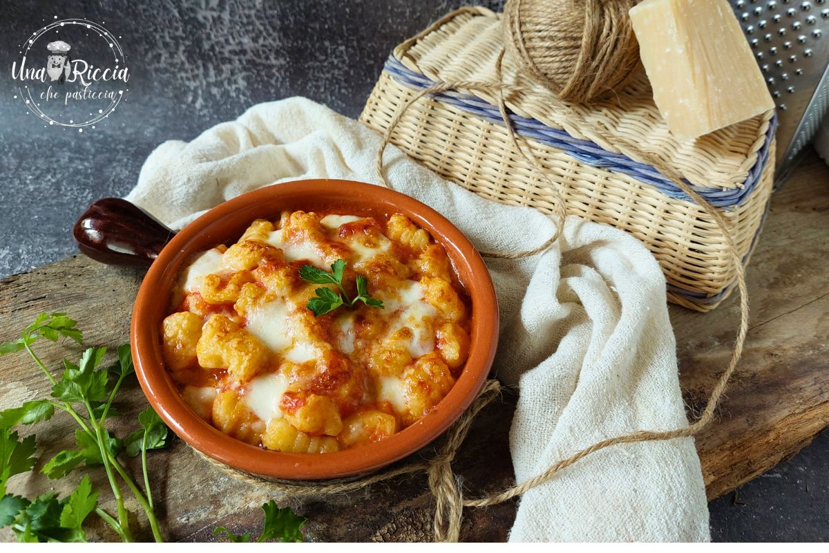Gnocchis au fromage à tartiner à la sorrentina