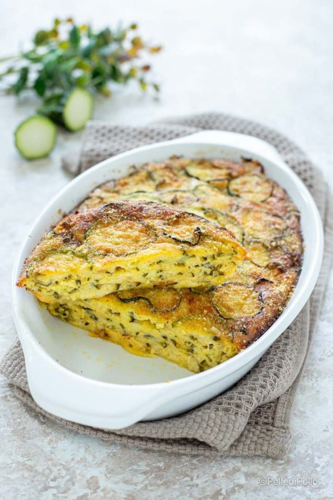tortino de courgettes et stracchino