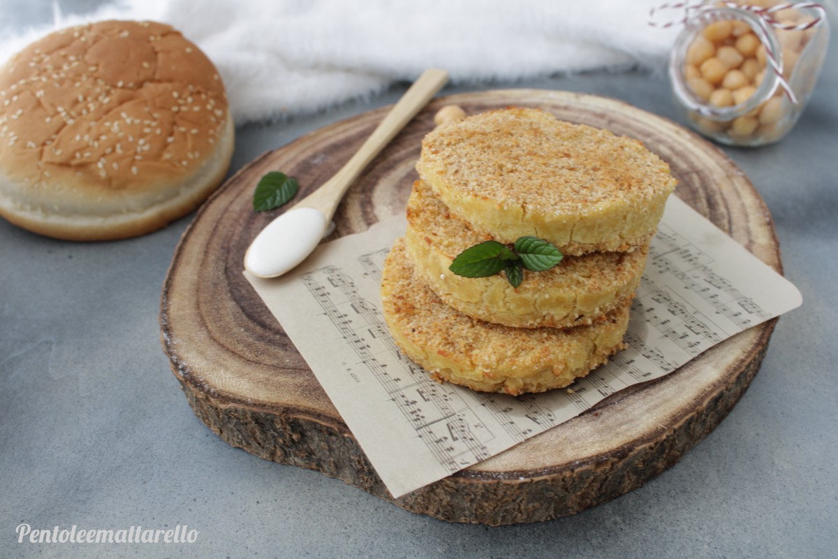Hamburger de pois chiches