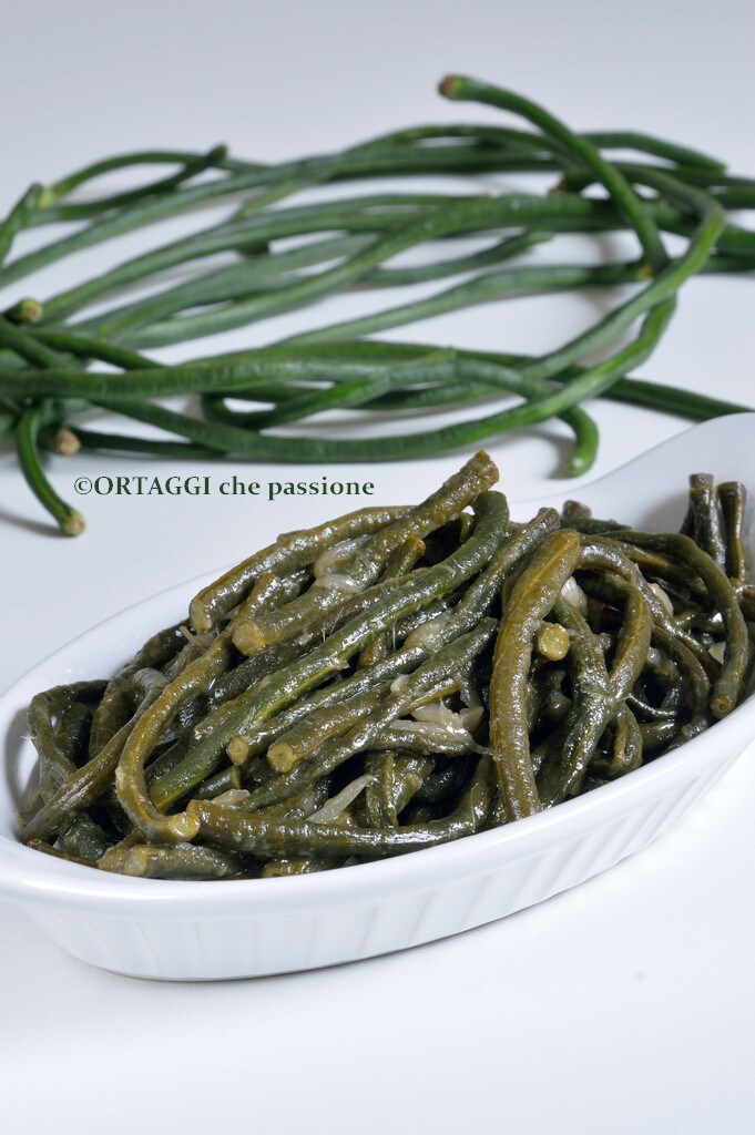 haricots verts à la poêle