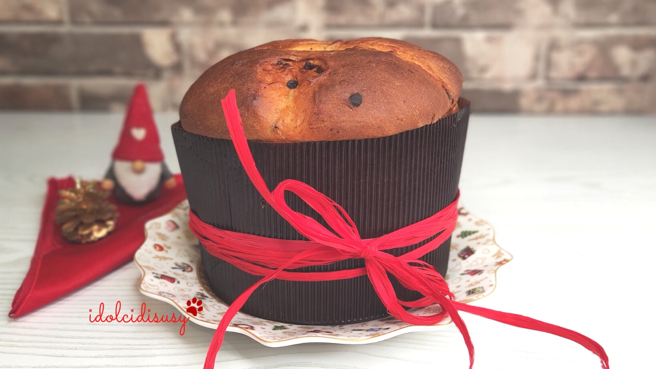 Panettone aux pépites de chocolat