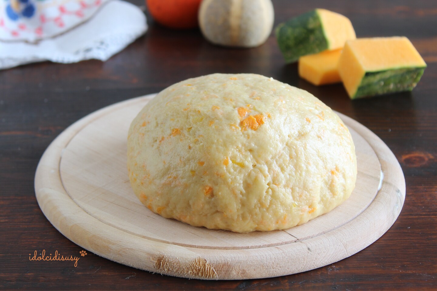Pâte sablée à la citrouille sans beurre