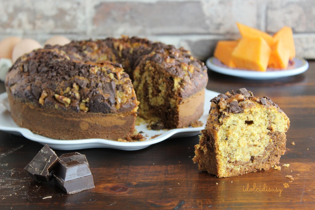 idolcidisusy Couronne à la citrouille, au chocolat et aux noix